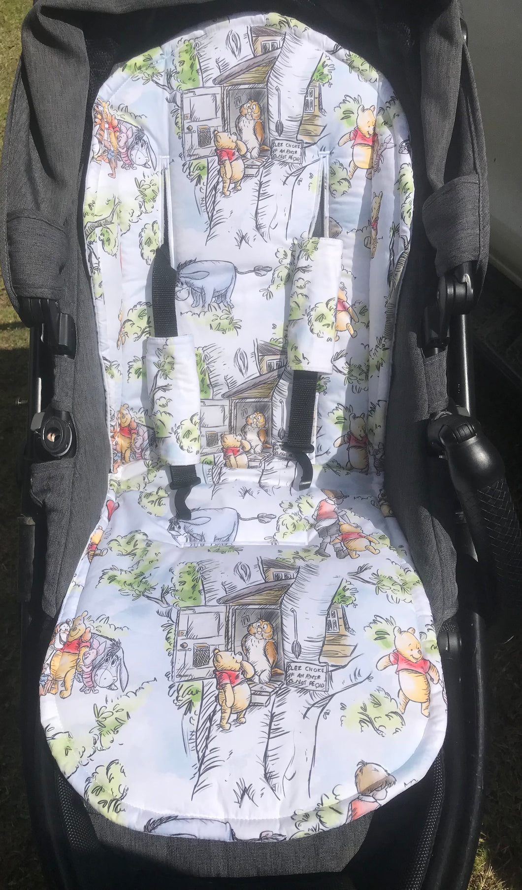 Pram Liner Universal Winnie The Pooh White